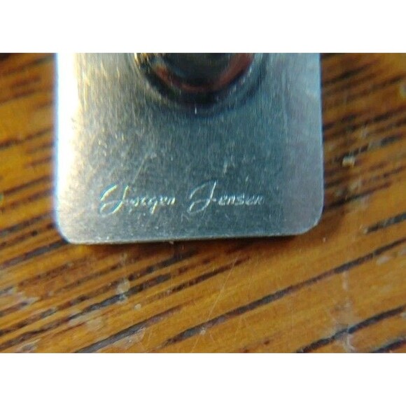 Vintage Jorgen Jensen Signed Mid Century Moder Denmark Pewter Cufflinks No. 169 - Picture 4 of 5